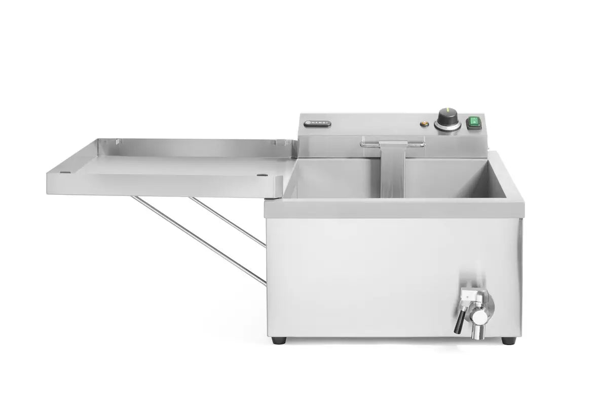 Friggitrice per Frittelle 12L 3500W 230V HENDI con Rubinetto di Scarico
