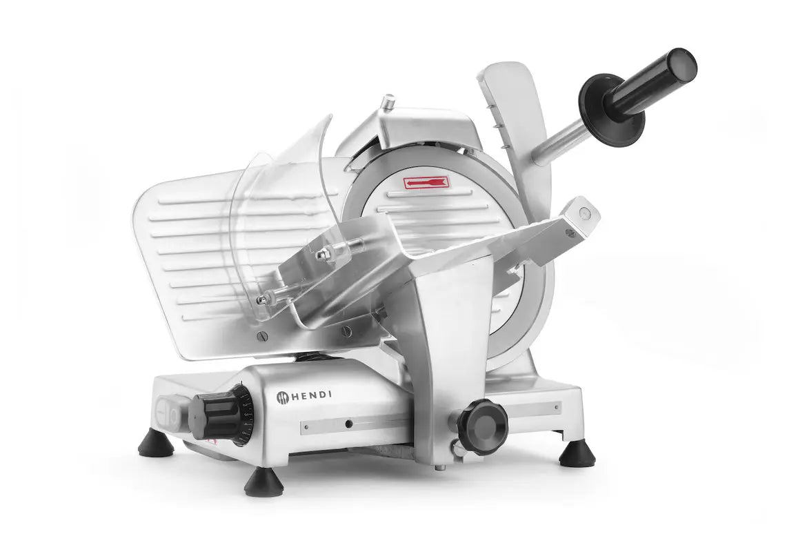 Affettatrice professionale lama 195 mm – Compatta e sicura per uso commerciale