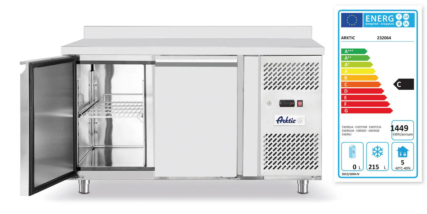 Tavolo Refrigerato Professionale GN 1/1 in Acciaio Inox – 280 L – Classe C – Arktic Profi Line