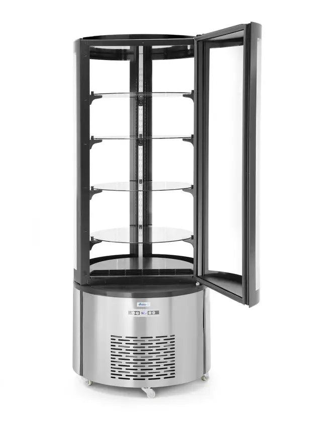 Vetrina Refrigerata Rotonda da Dessert Arktic 360L 0/+6°C con LED