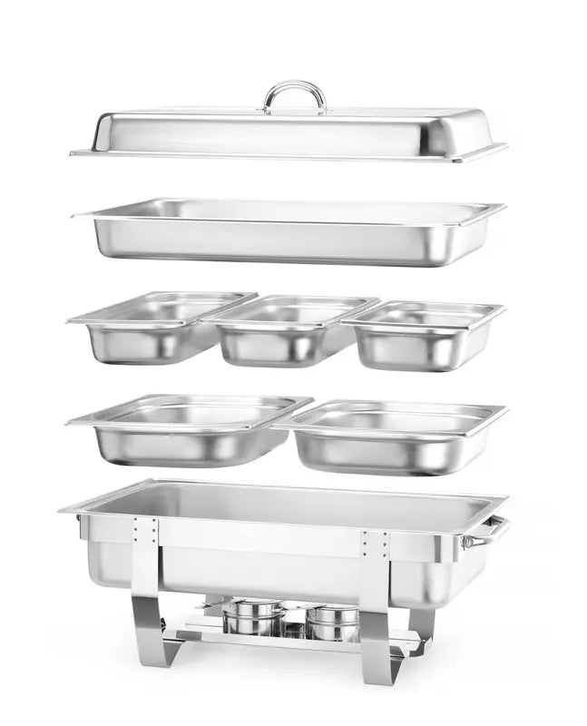Set Chafing Dish HENDI Kitchen Line Fiora con Teglie GN