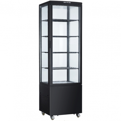 Vetrina Refrigerata 235L 2/+12°C con LED e Compressore Zanussi