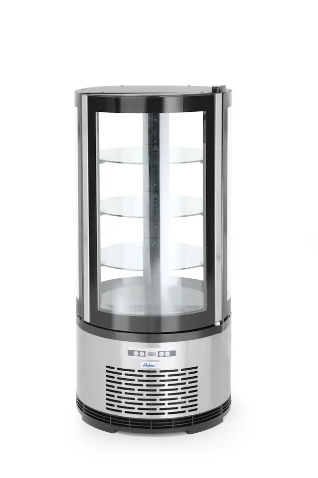 Vetrina Refrigerata Rotonda da Dessert Arktic 100L 0/+6°C LED