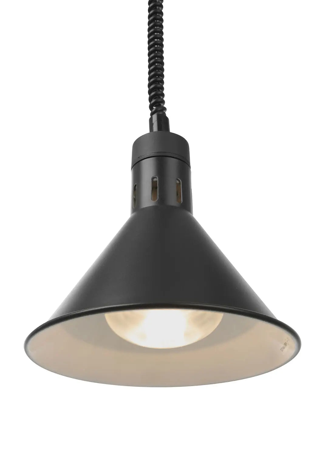 Lampada Termica Conica Regolabile HENDI Nero 250W