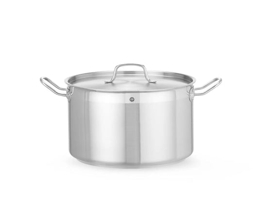 Pentola per stufato media - con coperchio, HENDI, Profi Line, 15L, ⌀320x(H)190mm