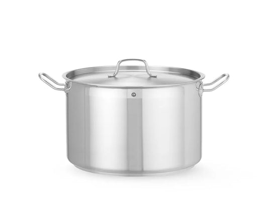 Pentola per stufato media - con coperchio, HENDI, Profi Line, 23,5L, ⌀360x(H)230mm