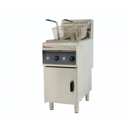 Friggitrice Professionale DF 10+10 - 2 Vasche Separate da 10 Lt