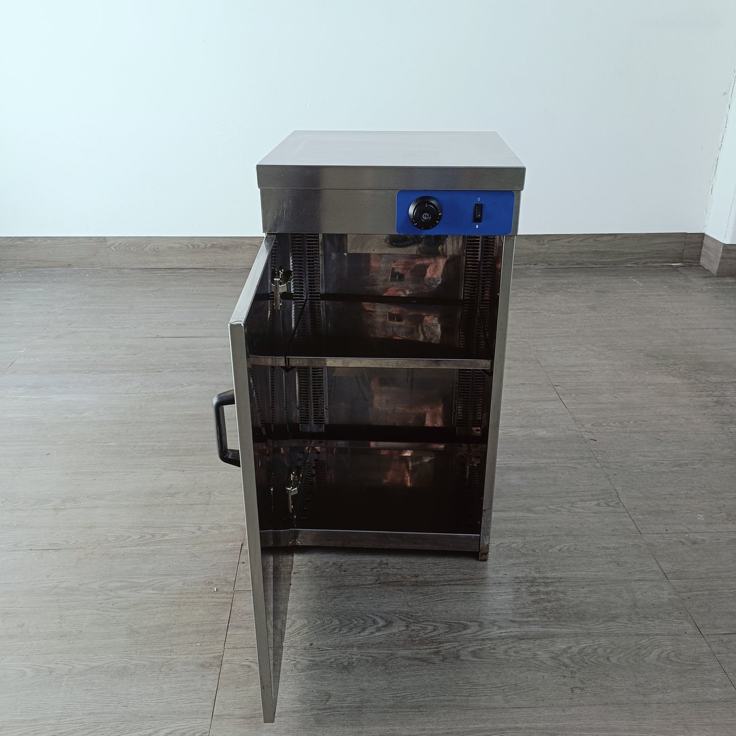 scaldapiatti acciaio inox VIRTUS con ripiano interno