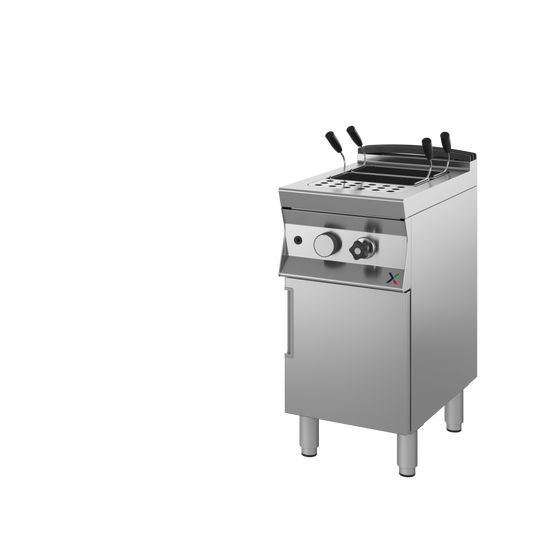 Cuocipasta a Gas Professionale 40 Litri Armadiato 9CCPG1 in Acciaio Inox