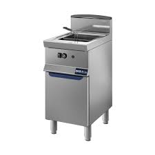 Friggitrice a Gas Professionale 18 Lt - Struttura Armadiata in Acciaio Inox